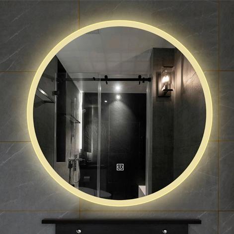 Home Hospitality Hotel CE/UL/cUL Certificate Various Shape Designed Backlit Illuminated Bathroom Wall Mounted Lighted LED Mirror for Bath Supplies